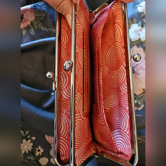 HOBO The Original Millie Clutch in Wine Red - Picture 3 of 7